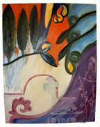 Allison Doherty:  Abstraction with Cypresses