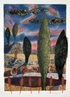 Allison Doherty:  LONG SHADOWS OVER FIELD OF WHEAT